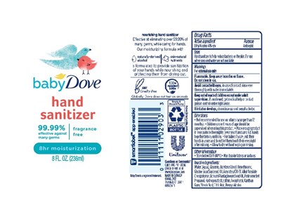 Baby Dove Moisturizer Sanitizer (Baby Dove Sanitizer Frag Free)